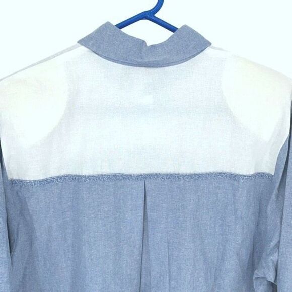 Lilly of California 100% cotton. 70's or 80's Vintage Button Down Shirt Medium - Picture 5 of 10